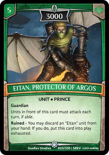 Image for Eitan, Protector of Argos (Revelations) (23/100 | 5REV) - Argent Saga TCG