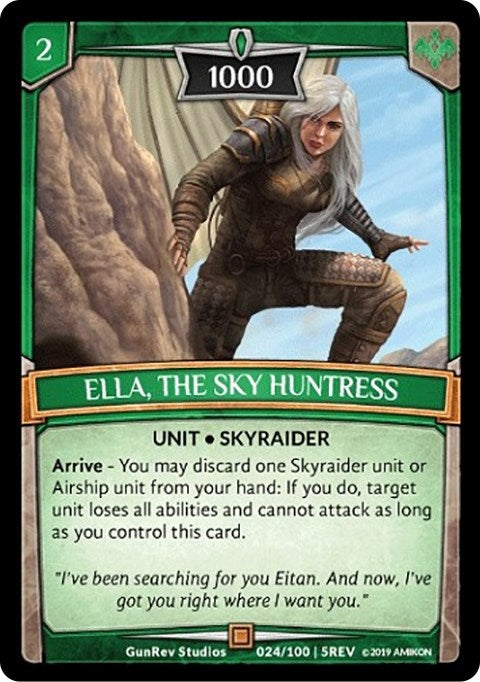 Image for Ella, the Sky Huntress (Revelations) (24/100 | 5REV) - Argent Saga TCG