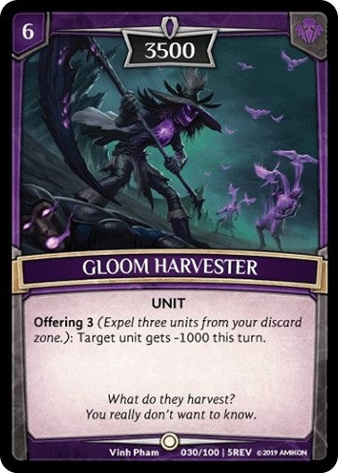 Image for Gloom Harvester (Revelations) (30/100 | 5REV) - Argent Saga TCG