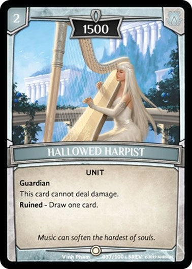 Image for Hallowed Harpist (Revelations) (37/100 | 5REV) - Argent Saga TCG
