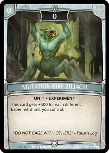Image for Mutation 000: Ziliach (Revelations) (53/100 | 5REV) - Argent Saga TCG