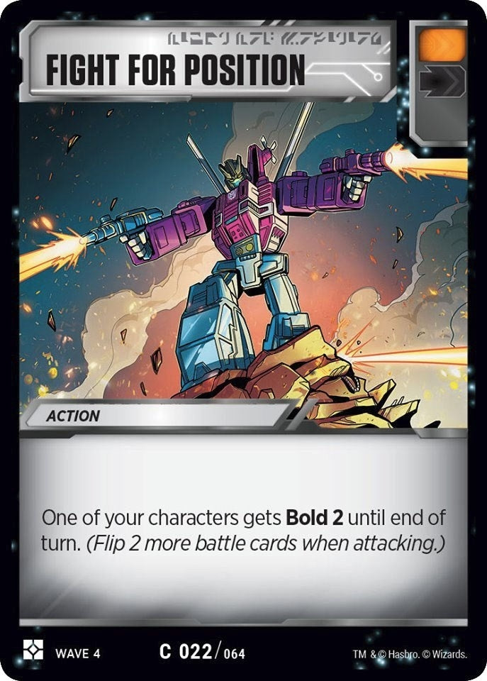 Image for Fight For Position (War for Cybertron: Siege II) (22) - Transformers TCG