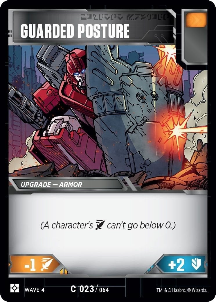 Image for Guarded Posture (War for Cybertron: Siege II) (23) - Transformers TCG