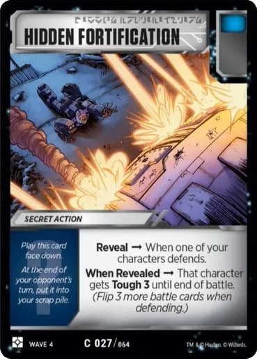 Image for Hidden Fortification (War for Cybertron: Siege II) (27) - Transformers TCG