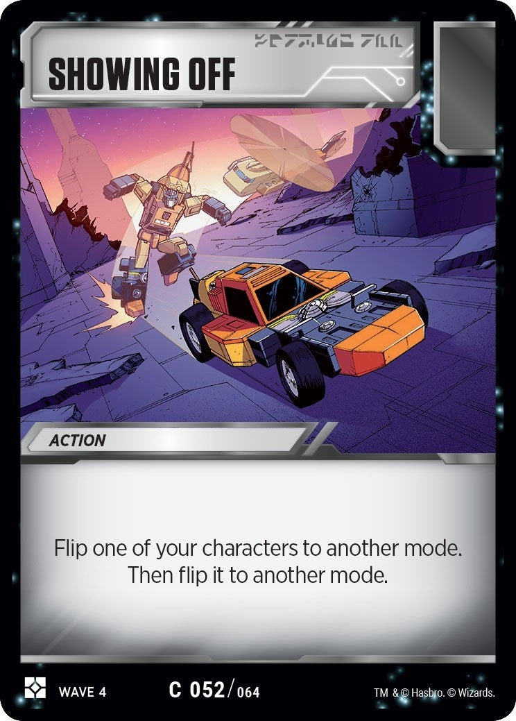 Image for Showing Off (War for Cybertron: Siege II) (52) - Transformers TCG