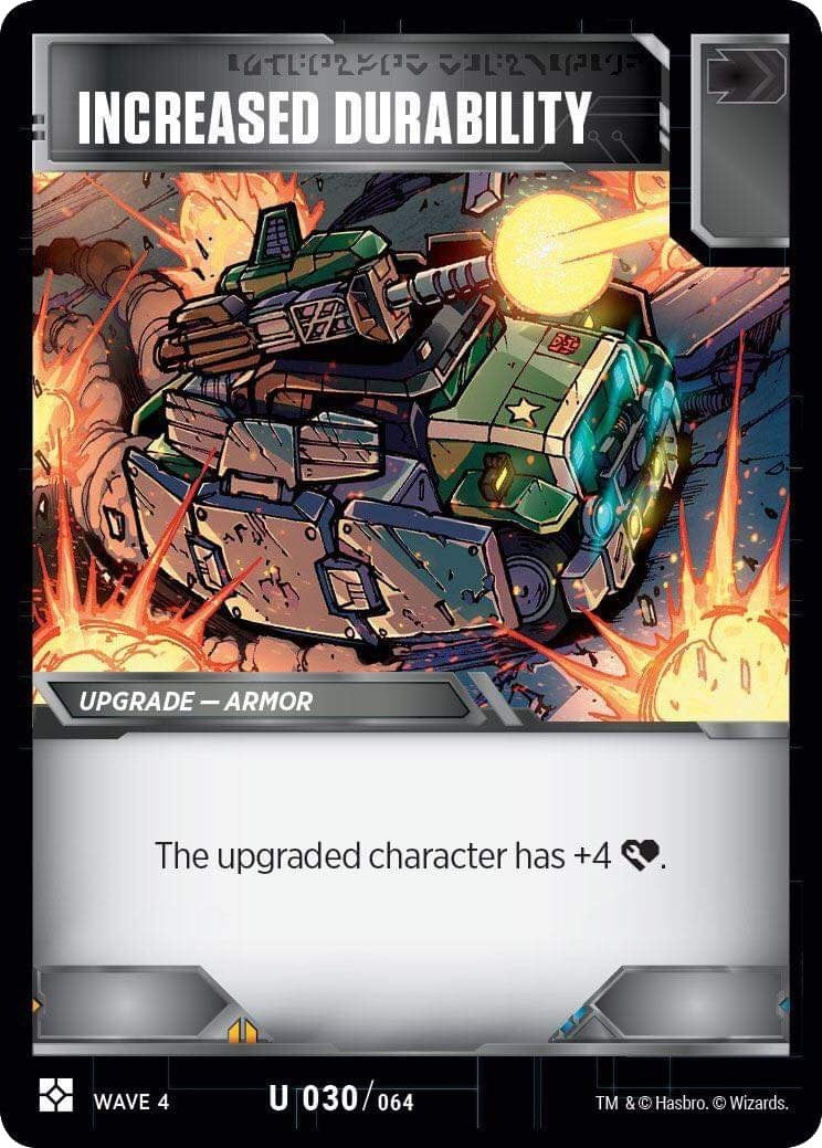 Image for Increased Durability (War for Cybertron: Siege II) (30) - Transformers TCG