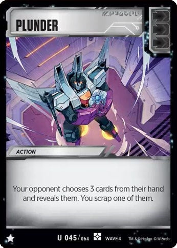 Image for Plunder (War for Cybertron: Siege II) (45) - Transformers TCG