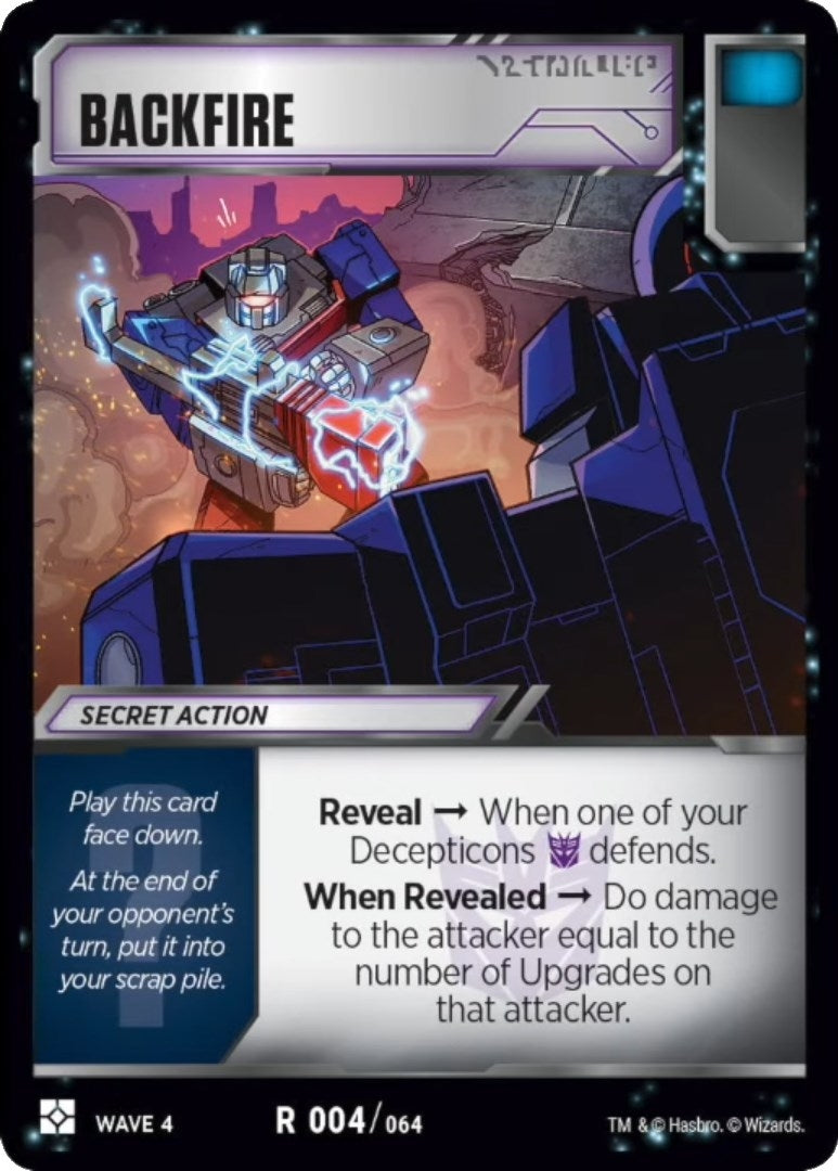 Image for Backfire (War for Cybertron: Siege II) (4) - Transformers TCG