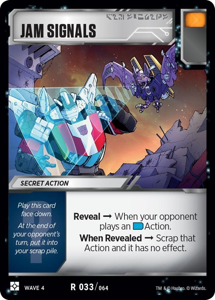Image for Jam Signals (War for Cybertron: Siege II) (33) - Transformers TCG
