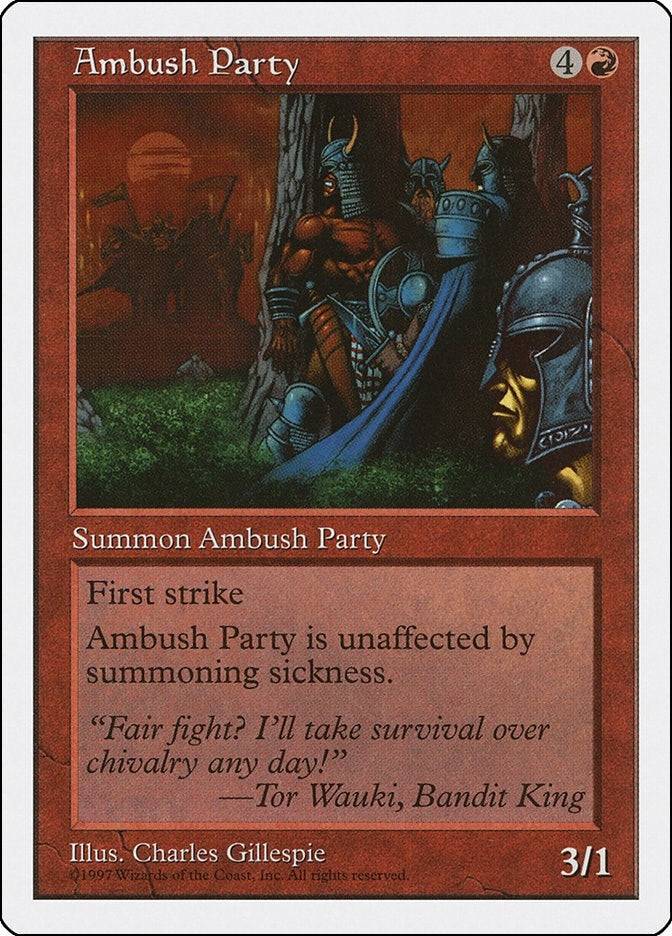 Image for Ambush Party (Fifth Edition) - Magic: The Gathering