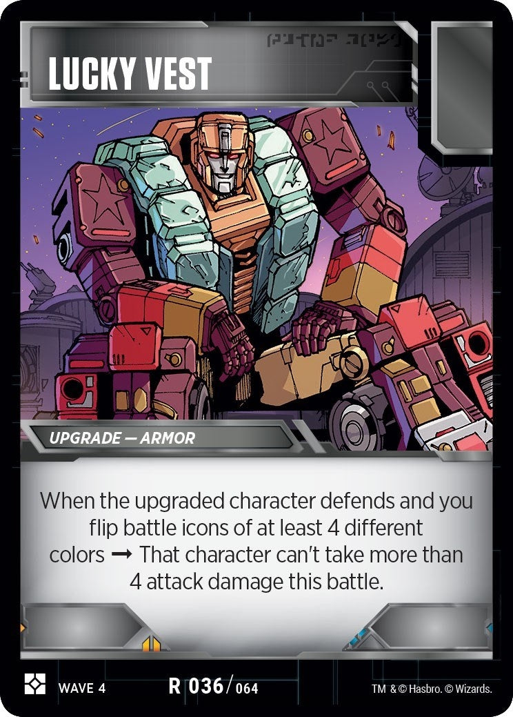 Image for Lucky Vest (War for Cybertron: Siege II) (36) - Transformers TCG