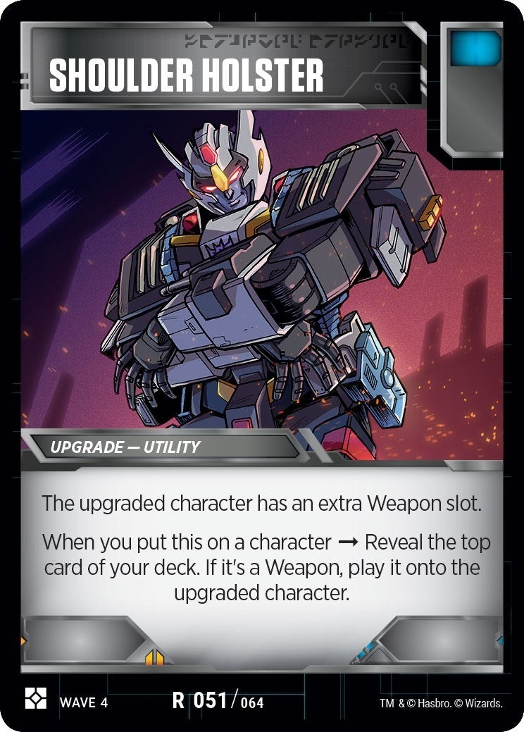 Image for Shoulder Holster (War for Cybertron: Siege II) (51) - Transformers TCG