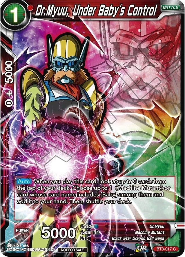 Image for Dr.Myuu, Under Baby's Control (Event Pack 05) (Promotion Cards) (BT3-017) - Dragon Ball Super: Masters