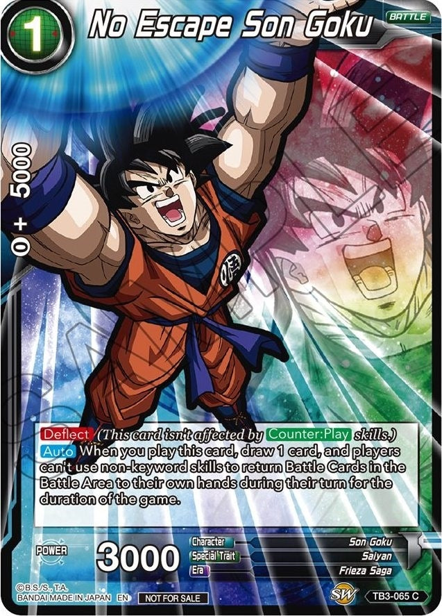 Image for No Escape Son Goku (Event Pack 05) (Promotion Cards) (TB3-065) - Dragon Ball Super: Masters