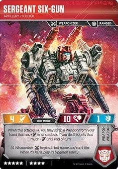 Image for MTX-S2A Guided Missile Launcher (Sergeant Six-Gun Upgrade) (War for Cybertron: Siege II) (T10) - Transformers TCG