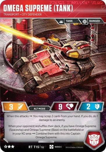 Image for Omega Supreme (Tank) - Transport City Defender (War for Cybertron: Siege II) (T15) - Transformers TCG