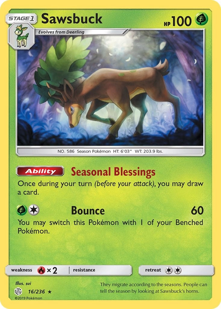 Image for Sawsbuck (SM - Cosmic Eclipse) (16/236) - Pokemon