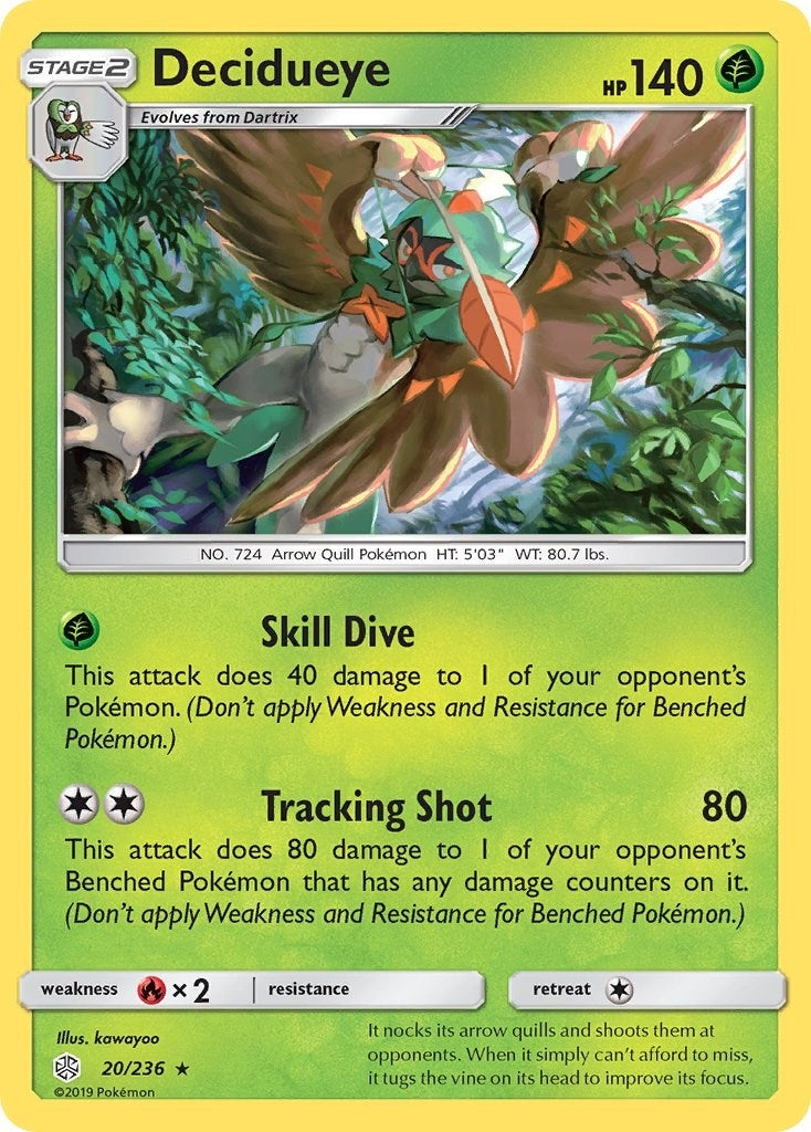Image for Decidueye (SM - Cosmic Eclipse) (20/236) - Pokemon