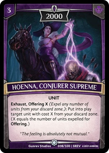 Image for Hoenna, Conjurer Supreme (Revelations) (38/100 | 5REV) - Argent Saga TCG