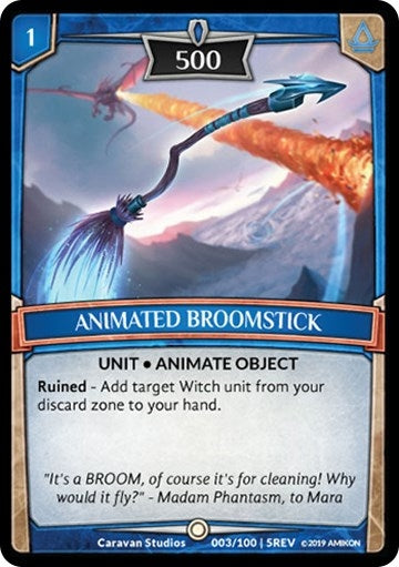 Image for Animated Broomstick (Revelations) (3/100 | 5REV) - Argent Saga TCG