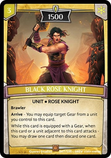 Image for Black Rose Knight (Revelations) (7/100 | 5REV) - Argent Saga TCG