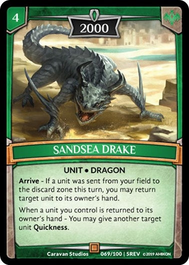 Image for Sandsea Drake (Revelations) (69/100 | 5REV) - Argent Saga TCG