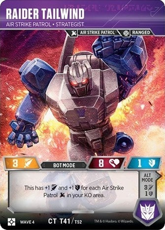 Image for Raider Tailwind - Air Strike Patrol Strategist (War for Cybertron: Siege II) (T41) - Transformers TCG