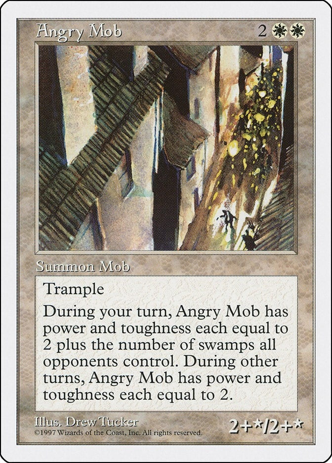 Image for Angry Mob (Fifth Edition) - Magic: The Gathering