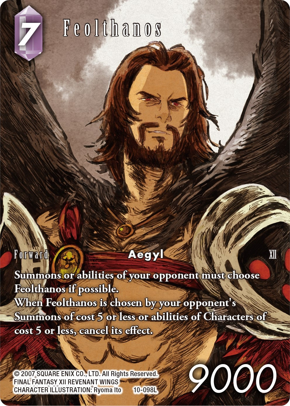 Image for Feolthanos (Full Art) (Opus X) (10-098L) - Final Fantasy TCG