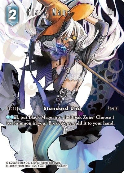 Image for Black Mage (Full Art) (Opus X) (10-029C) - Final Fantasy TCG