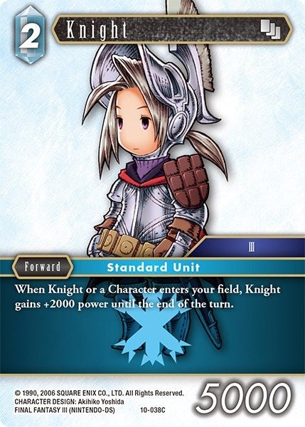 Image for Knight (Luneth) (Opus X) (10-038C) - Final Fantasy TCG