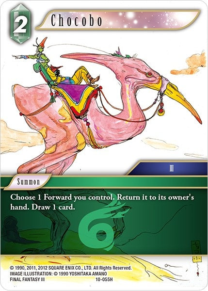 Image for Chocobo (Opus X) (10-055H) - Final Fantasy TCG