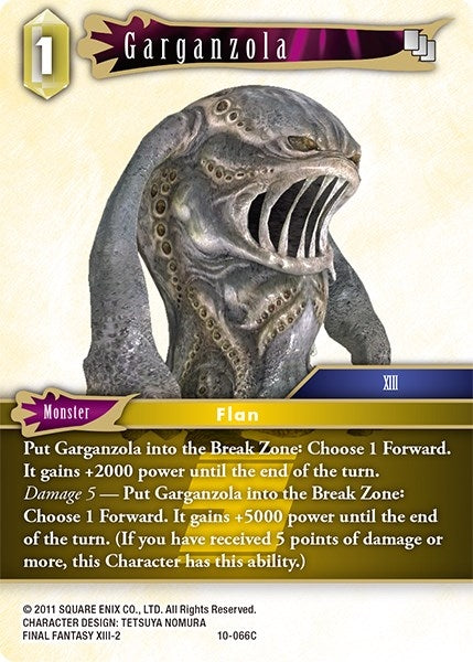 Image for Garganzola (Opus X) (10-066C) - Final Fantasy TCG