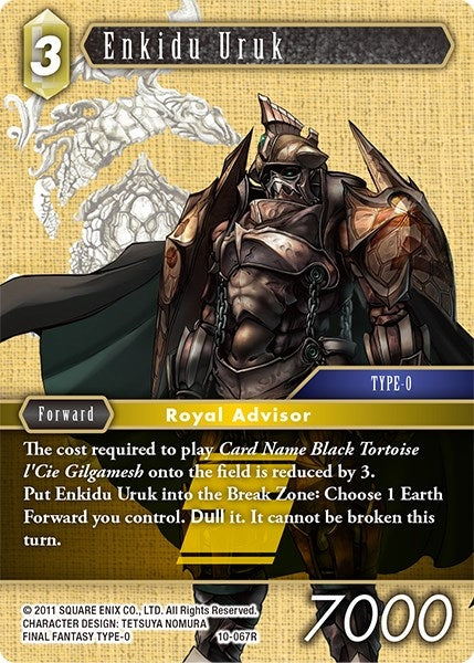 Image for Enkidu Uruk (Opus X) (10-067R) - Final Fantasy TCG