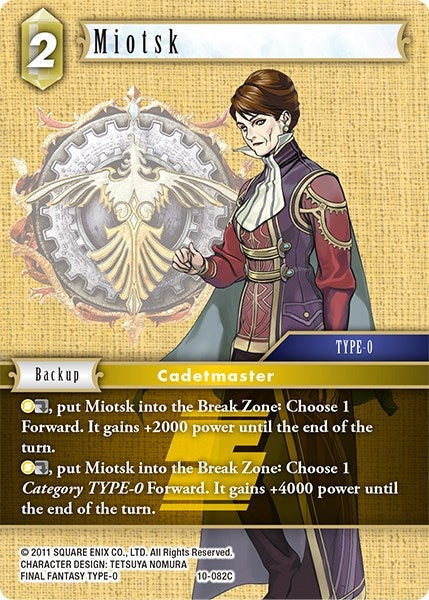 Image for Miotsk (Opus X) (10-082C) - Final Fantasy TCG