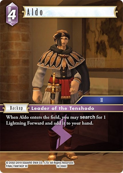 Image for Aldo (Opus X) (10-086C) - Final Fantasy TCG