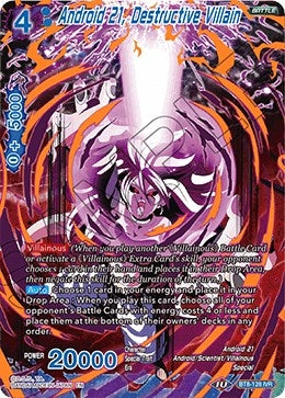 Image for Android 21, Destructive Villain (Malicious Machinations) (BT8-128) - Dragon Ball Super: Masters