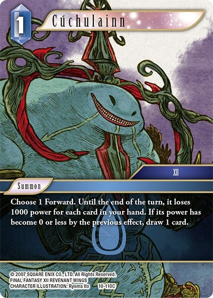 Image for Cuchulainn (Opus X) (10-110C) - Final Fantasy TCG