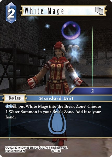 Image for White Mage (Opus X) (10-114C) - Final Fantasy TCG