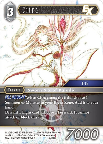 Image for Citra EX (Opus X) (10-127H) - Final Fantasy TCG