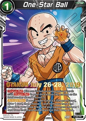 Image for One-Star Ball (OTAKON 2019) (Promotion Cards) (P-089) - Dragon Ball Super: Masters