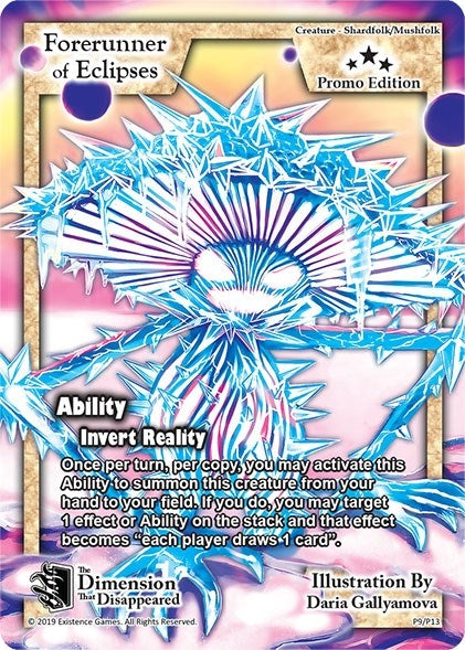 Image for Forerunner of Eclipses (Promo Edition) (Exodus Promo Cards) (P9 / P13) - Exodus TCG