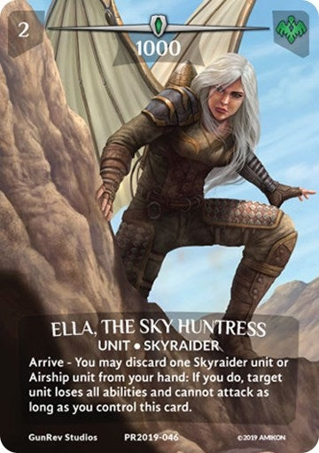 Image for Ella, the Sky Huntress (Serial Numbered) (Argent Saga Promos) (PR2019-046) - Argent Saga TCG