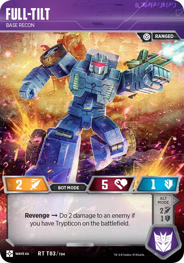 Image for Full-Tilt - Base Recon (War for Cybertron: Siege II) (T03) - Transformers TCG