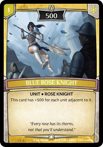 Image for Blue Rose Knight (Revelations) (13/100 | 5REV) - Argent Saga TCG