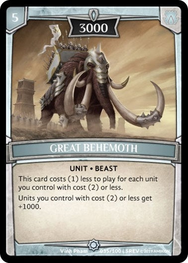 Image for Great Behemoth (Revelations) (35/100 | 5REV) - Argent Saga TCG