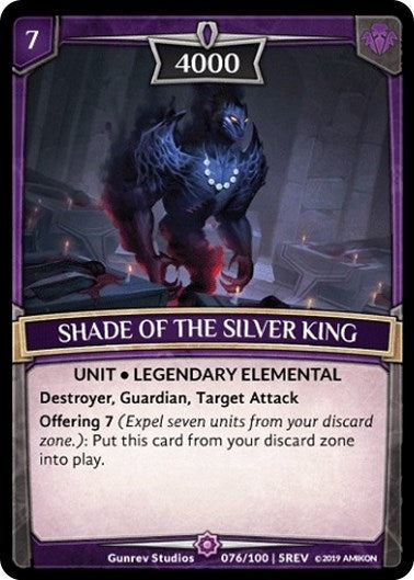 Image for Shade of the Silver King (Revelations) (76/100 | 5REV) - Argent Saga TCG