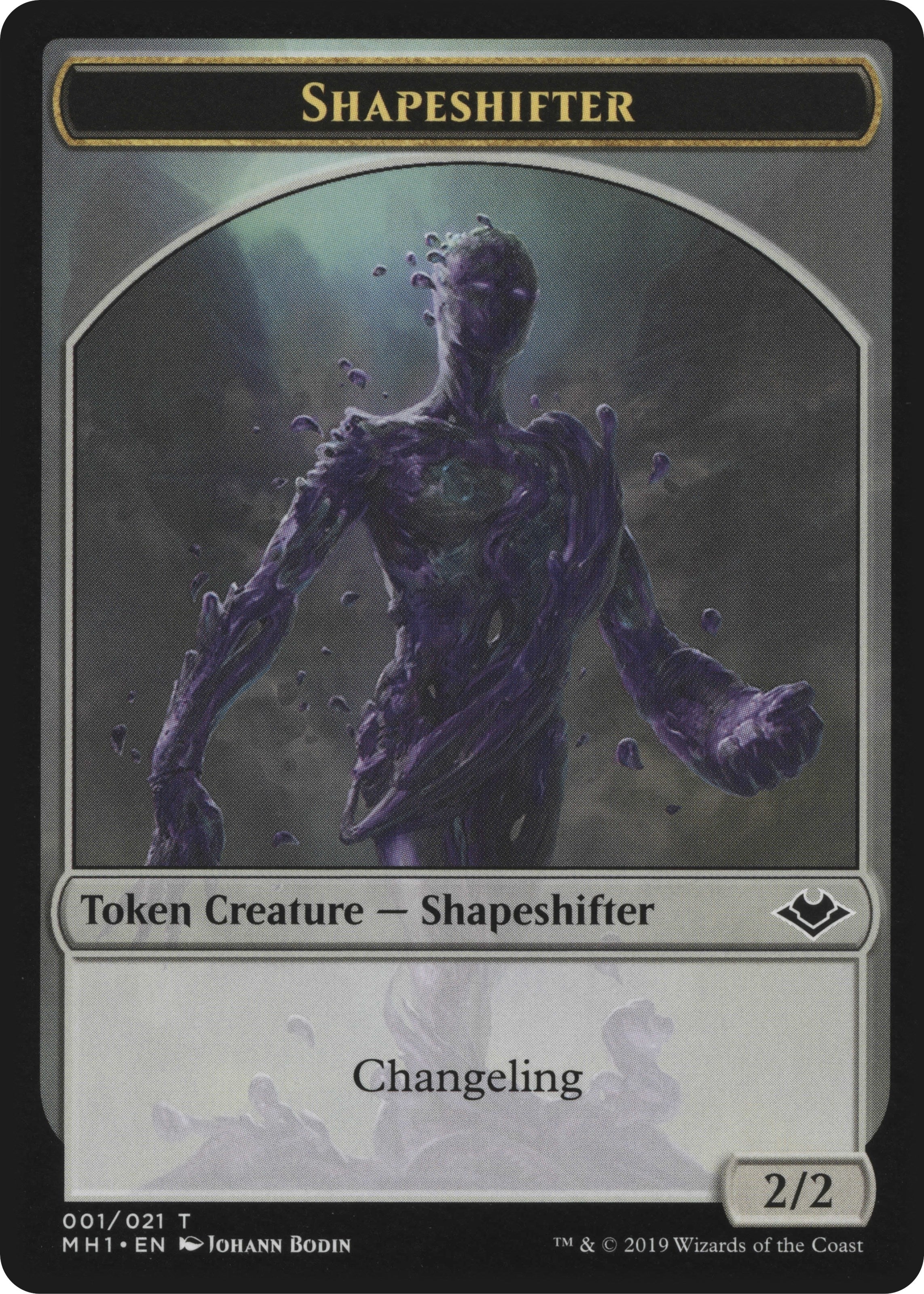 Image for Shapeshifter // Emblem - Serra the Benevolent Double-Sided Token (Modern Horizons) (1 // 20) - Magic: The Gathering