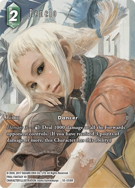 Image for Penelo (Full Art) (Opus X) (10-058R) - Final Fantasy TCG