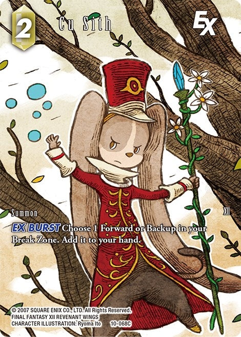 Image for Cu Sith EX (Full Art) (Opus X) (10-068C) - Final Fantasy TCG